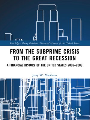 cover image of From the Subprime Crisis to the Great Recession